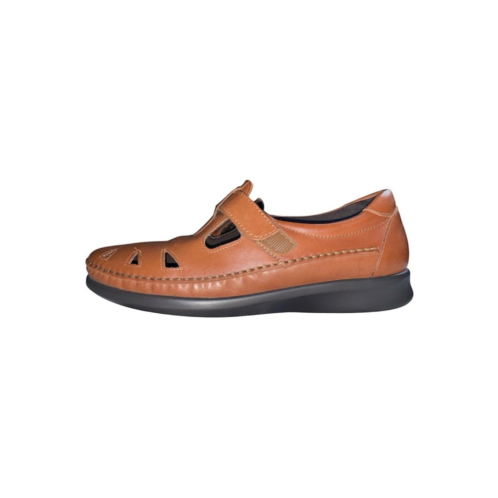 SAS Tripad Comfort Brown Leather Mary Jane Shoes Womens 9N Narrow USA
